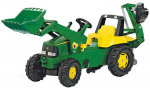 Minamas traktorius Rolly Toys Junior John Deere, geltona sp./žalia sp.