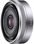 Objektyvas Sony E 16/2.8 Silver