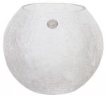 Vaza Home4you Bowl Crack, 21 cm, skaidri sp.