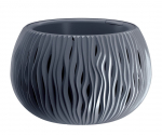 Gėlių vazonas Prosperplast Sandy Bowl DSK180, plastikinis, &Oslash; 18 cm, pilka sp.