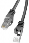 Laidas Lanberg Patchcord RJ45 Cat.6 FTP PCF6-10CC-2000-BK RJ-45, RJ-45, 20 m, juoda sp.
