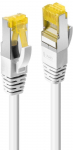 Tinklo kabelis Lindy Cat6A S/FTP LSOH Cat7 Patch RJ-45, RJ-45, 0.3 m, balta sp.