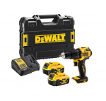 Smūginis gręžtuvas su akumuliatoriumi Dewalt DCD709P2T-QW, 18 V, 5 Ah
