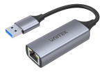 Adapteris Unitek U1309A USB 3.1 To Gigabit Ethernet Adapter, RJ-45, 0.15 m, pilka sp.