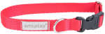Antkaklis &scaron;unims Amiplay Samba, raudona sp., 450 - 700 mm x 25 mm, 45-70