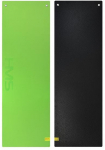 Kilimėlis fitnesui ir jogai HMS MFK03, juoda sp./žalia sp., 180 cm x 60 cm x 1.5 cm