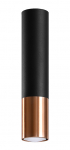 &Scaron;viestuvas lubų Sollux Loopez 5903282731684, GU10, 1 x 40 W, juoda sp.