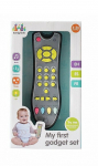 Lavinimo žaislas My First Remote Control, 5.5 cm, EN, Prancūzų, Ispanų, juoda sp./pilka sp./įvairių spalvų
