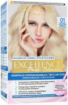 Plaukų dažai L&rsquo;Or&eacute;al Paris Excellence Creme, ultra light blonde sp., 01, 192 ml