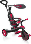 Triratukas Globber Explorer 4 in 1, juoda sp./raudona sp.