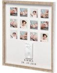 Nuotraukų rėmelis Baby Art My Very First Year Wooden, smėlio