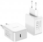 Telefono įkroviklis Dux Ducis C110 30W, USB, balta sp., 30 W