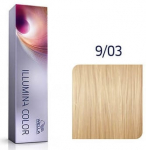 Plaukų dažai Wella Illumina Color, very light natural gold blonde, 9/03, 60 ml