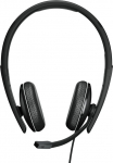 Laidinės ausinės EPOS Adapt 165T USB-C II, juoda sp.