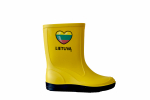 Guminiai batai Paliutis 120PL Myliu LT, geltona sp., 31, 2 vnt.