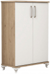 Batų spintelė Kalune Design Asta, balta sp./rie&scaron;uto sp., 32.5 cm x 72 cm x 100 cm