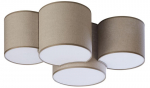 &Scaron;viestuvas lubų TK Lighting Mona Nature 4, E27, 4 x 15 W