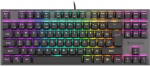 Laidinė žaidimų klaviatūra Genesis Thor 303 TKL RGB Outemu Red, EN, juoda sp.