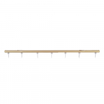 Lubinis užuolaidų bėgelis Domoletti D PROFILE, 150 cm, aukso sp.