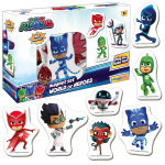 Magnetinis žaislas Lean Toys PJ Masks World Of Heroes, įvairių spalvų, 22 vnt.