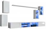 Sekcija ASM Switch XX, balta sp., 280 cm x 40 cm x 150 cm