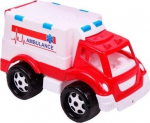 Žaislinis greitosios pagalbos automobilis Technok Ambulance TEH4579, balta sp./raudona sp.