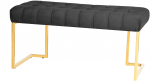 Prie&scaron;kambario suoliukas Kayoom Rare 200, aukso sp./juoda sp., 100 cm x 47 cm x 48 cm