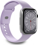 Dirželis Puro, ICON Apple Watch 4/5/6/7/SE/8 40/41mm (S/M & M/L), violetinė sp.