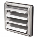 I&scaron;orinės ventiliacijos grotelės Haushalt, nerūdijantysis plienas, 137 mm x 137 mm, 97 mm