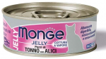 &Scaron;lapias kačių maistas Monge Jelly Adult, tunas/ančiuviai, 0.08 kg