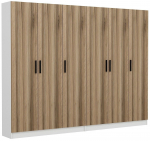 Prie&scaron;kambario spinta Kalune Design Noah 8225, rie&scaron;uto sp., 35 cm x 270 cm x 210 cm
