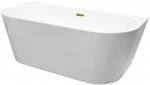 Vonia, laisvai pastatoma Besco Vica New, 80 cm x 150 cm, balta sp.
