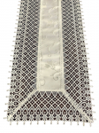 Stalo takelis stačiakampė, kreminė, 60 x 120 cm