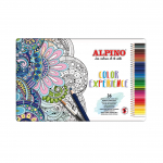 Spalvoti pie&scaron;tukai Alpino COLOR EXPERIENCE, 36 vnt.