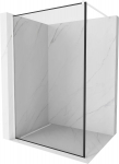 Du&scaron;o sienelė Mexen Kioto Walk-in, 100 cm x 200 cm, balta sp./juoda sp./grūdintas