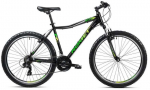 Dviratis kalnų Romet Rambler R6.1 JR, 26 ", 19" rėmas, juoda sp./žalia sp./pilka sp.
