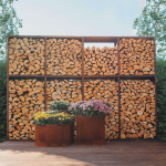Malkų lentyna GrillSymbol WoodStock Wall XL, 74 cm x 237 cm x 170 cm