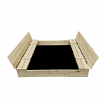 Smėlio dėžė Orbis, 140 x 140 cm, su dangčiu