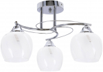 &Scaron;viestuvas lubų Candellux Lighting Prego, E27, 3 x 40 W, skaidri sp., 13 x 12 cm