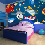 Fototapetas Artgeist Spaceships FTNT0078, 270 cm x 270 cm
