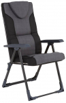 Lauko kėdė Patio Mijas D002-07PB, juoda sp./pilka sp., 85 cm x 59 cm x 105 cm