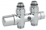 Vožtuvas radiatoriams Carlo Poletti Twinvalve 24-19, termostatinis, radiatoriams, 1/2''
