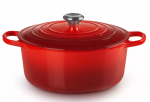Ketaus puodas Le Creuset Signature, 28 cm, 6.7 l, raudona sp.