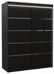 Spinta ADRK Luft LED, juoda sp., 58 cm x 150 cm x 200 cm