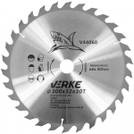 Pjovimo diskas Verke V44060, 300 mm x 32 mm