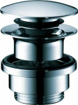 Sifono rinkinys su &bdquo;Click-clack&ldquo; dangteliu praustuvui/voniai Hansgrohe, click clack funkcija, chromo