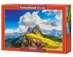 Dėlionė Castorland 1500 Majestic Dolomites, Italy C-152247, 47 cm x 68 cm, 1500 vnt., įvairių spalvų