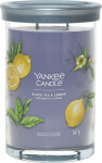 Žvakė, aromatinė Yankee Candle Signature Black Tea & Lemon, 60 - 100 h, 567 g, Pilka sp.