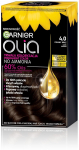 Plaukų dažai Garnier Olia, tamsiai ruda sp., 4.0, 174.0 ml