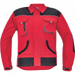 Darbinis &scaron;varkas vyrams Fridrich & Fridrich FF Carl BE-01-002, juoda sp./raudona sp., 52 dydis